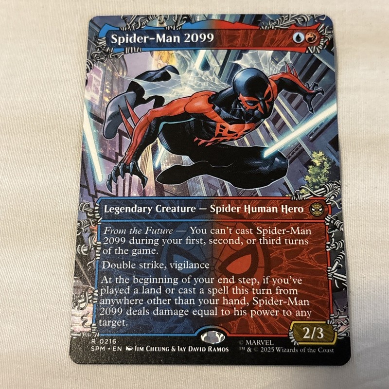 Spider-Man 2099 (0216) (Borderless) Marvel’s Spider-Man Regular