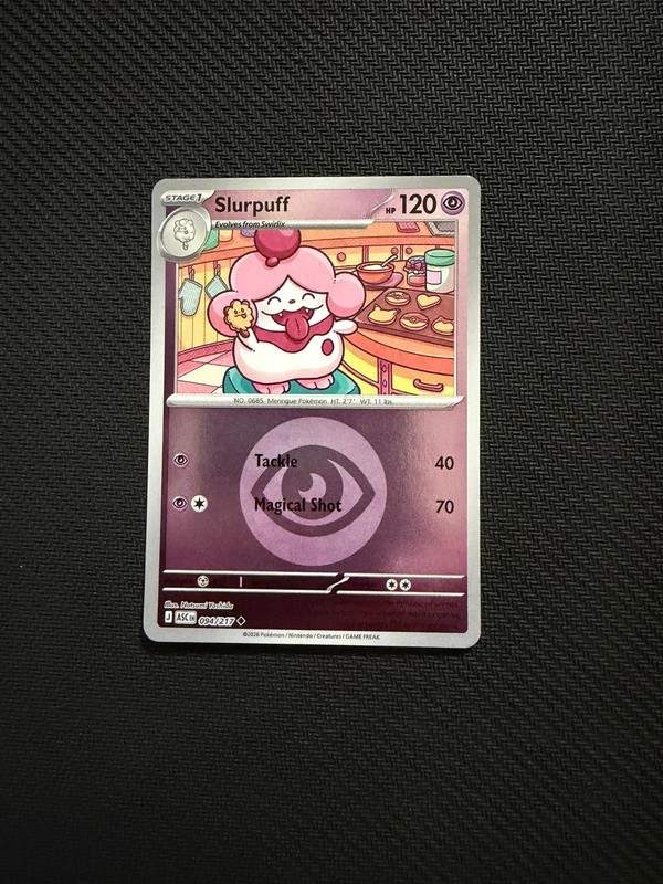 Slurpuff (Energy Symbol Pattern) 094/217 Ascended Heroes Pokemon Reverse Holo NM