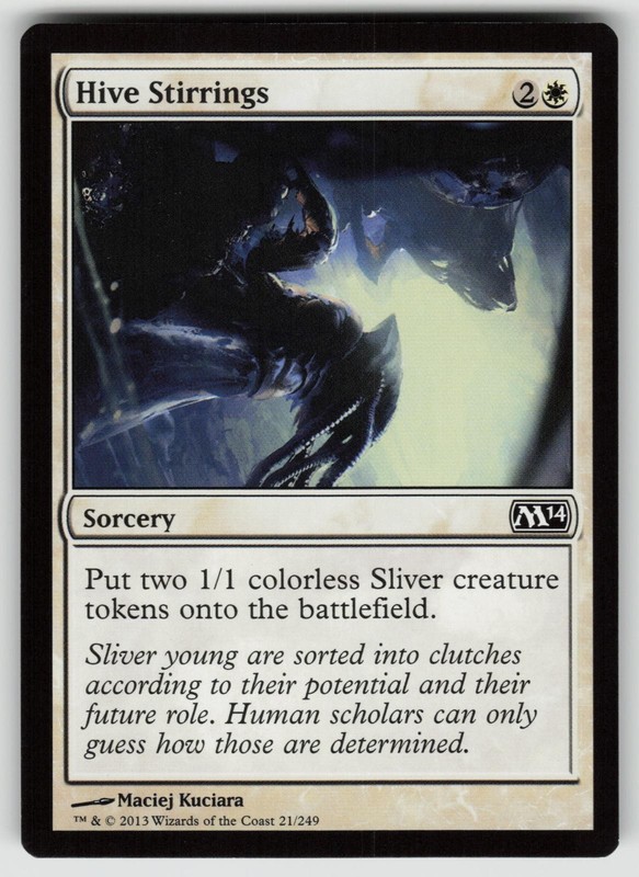 Hive Stirrings 21 Common Magic 2014 (M14) Magic: The Gathering Near Mint
