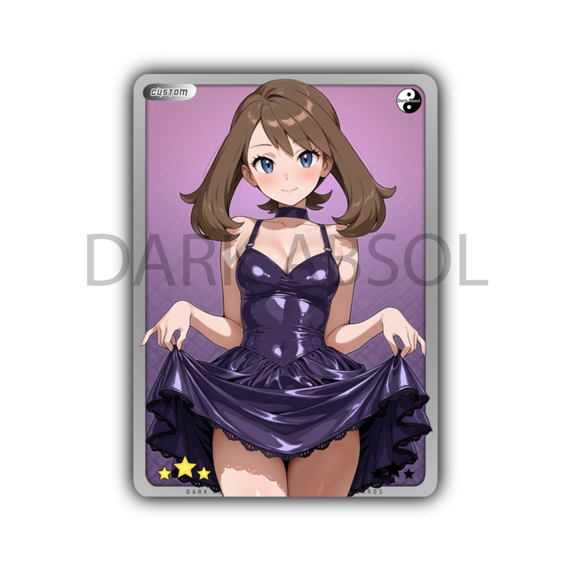 Custom Anime Trading Card Waifu Art TCG | Goddess Full Art Card | Trainer |