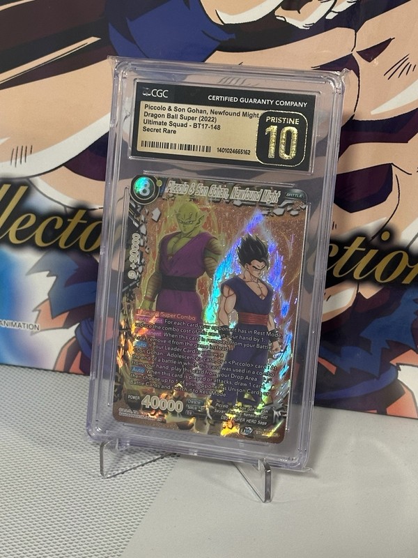 Dragon Ball Piccolo & Son Gohan, Newfound Might BT17-148 SCR CGC PRISTINE 10