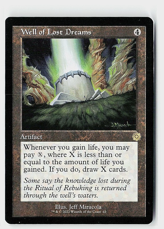 Well of Lost Dreams R The Brothers’ War: Retro Frame Artifacts 62 NM