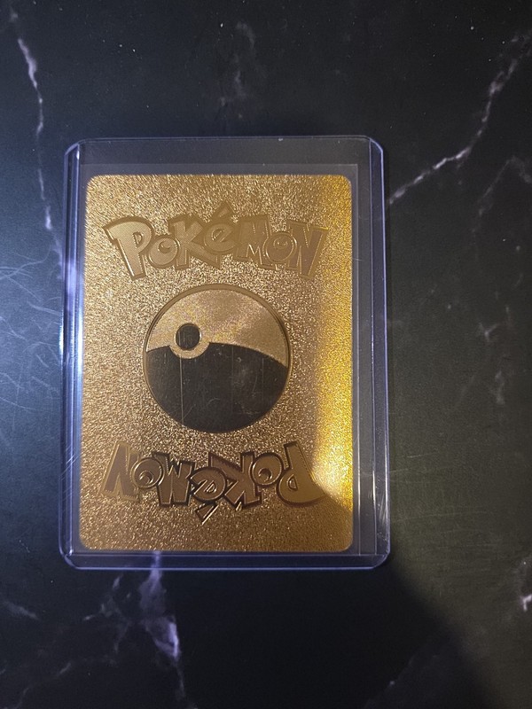 Pokémon Blastoise VMAX Gold Metal Collectible Water Type Pokémon TCG Card gallery
