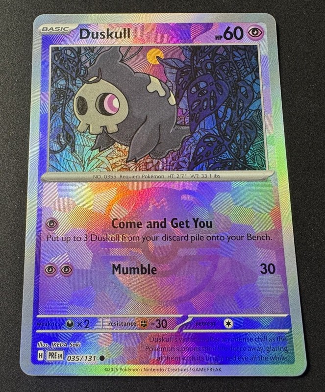 Pokemon Duskull 035/131 SV151 Master Ball Reverse Holo NM