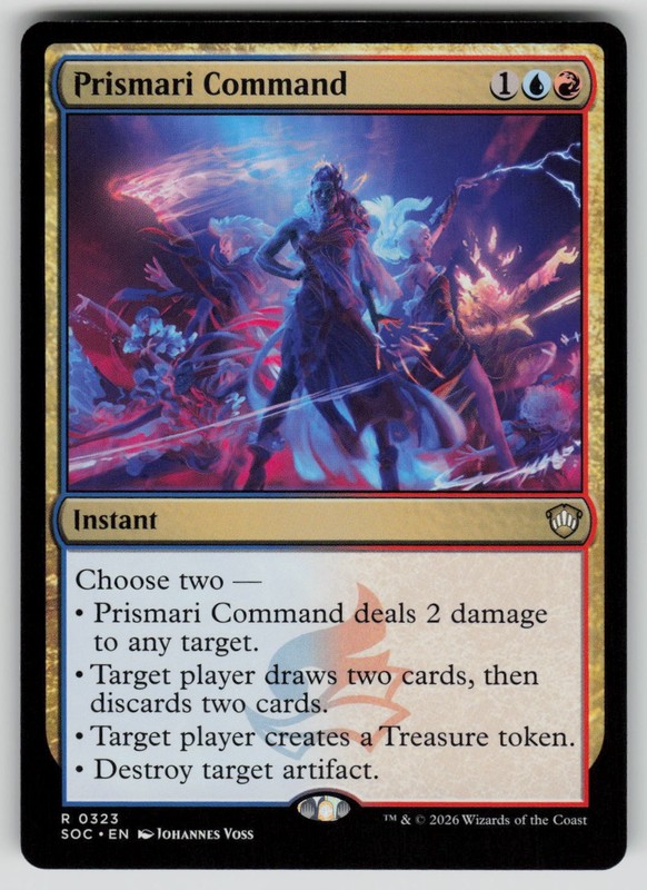 Prismari Command Rare Commander: Secrets of Strixhaven 323 MTG Near Mint 2026