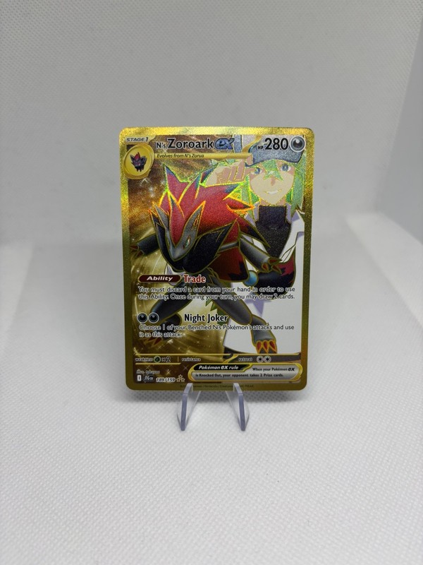 N’s Zoroark ex Holo Hyper Rare SV09: Journey Together 189/159 NM