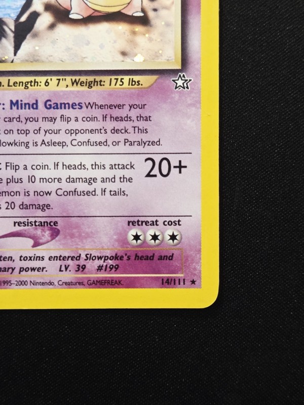 Slowking 14/111 Neo Genesis Holo Rare Unlimited WoTC Pokemon 2000 MP gallery