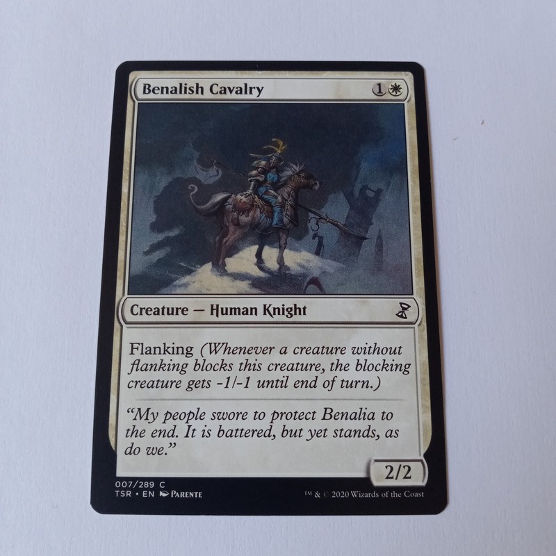 MTG Benalish Cavalry Time Spiral Remastered 007/289 Regular Common NM