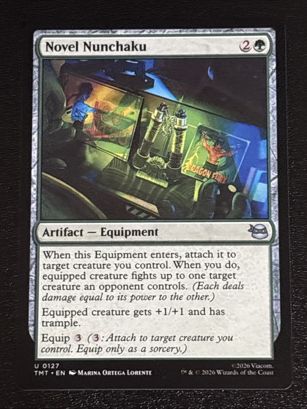MTG Teenage Mutant Ninja Turtles Novel Nunchaku 0127 NM