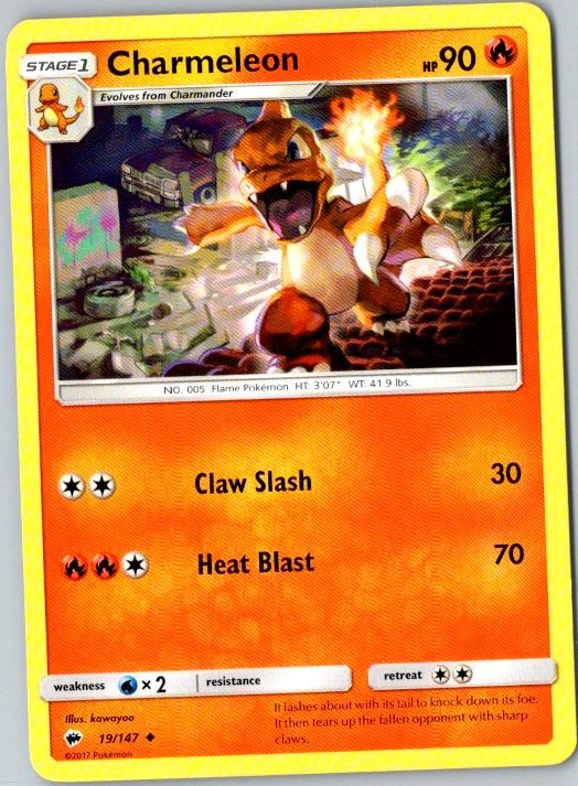 Charmeleon Burning Shadows