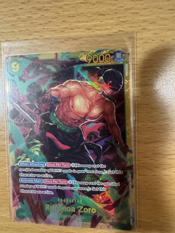 Roronoa Zoro OP06-118 SEC One Piece Wings of the Captain ENGLISH