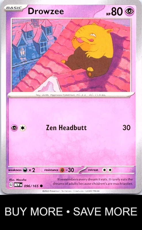 Drowzee 096/165 151 Mousho