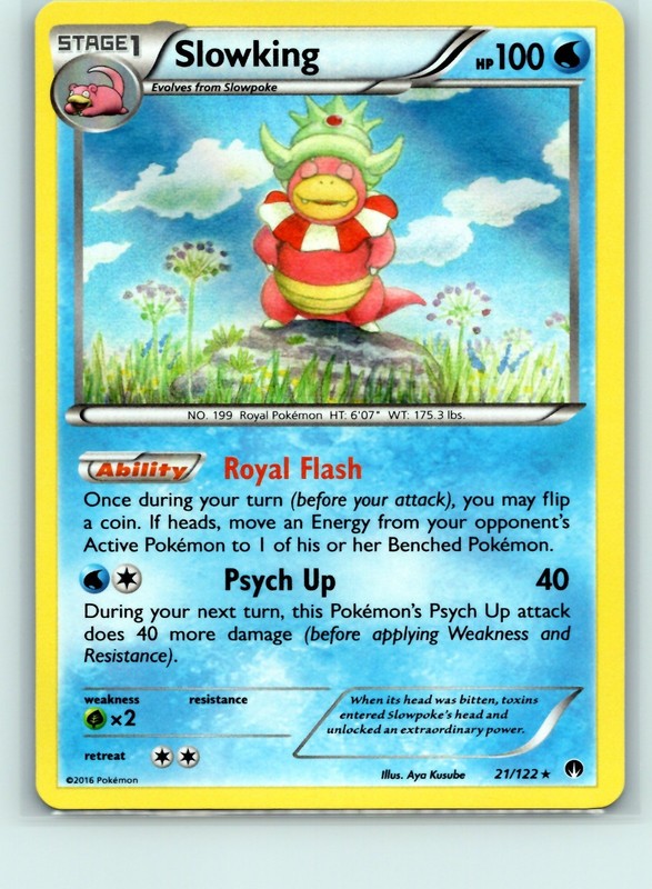Slowking | 21/122 Holo Rare | XY – BREAKpoint | LP