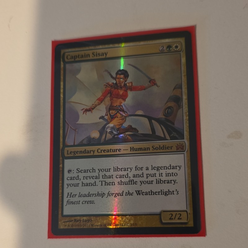 Captain Sisay Legendary Creature Foil 2011 2/15 English. Just packed. NP.