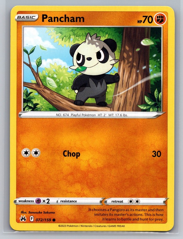 SWSH: Crown Zenith #072/159 Pancham
