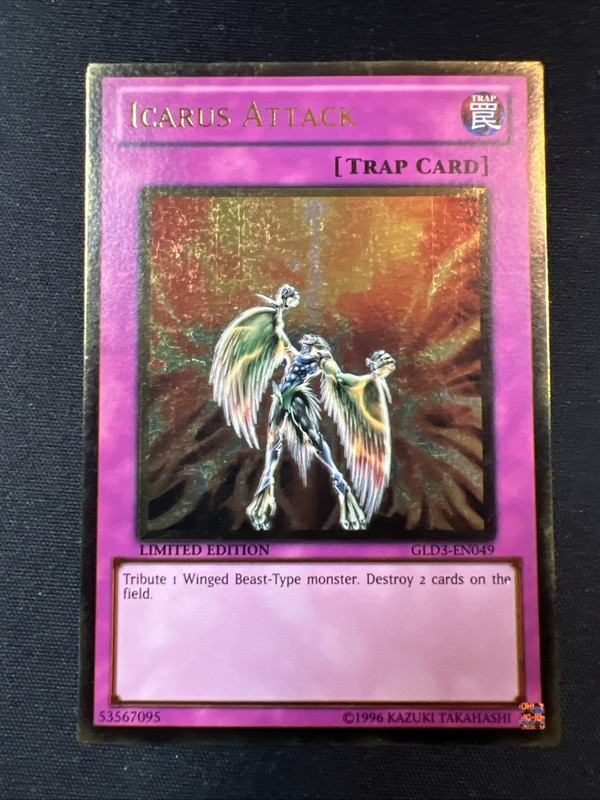 Yu-Gi-Oh! Icarus Attack (VLP) GLD3-EN049 Gold Series 3 Gold Rare