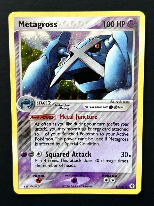 Metagross 11/101 Hidden Legends Reverse Holo Rare – NM