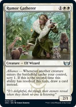 Rumor Gatherer 29 Uncommon Streets of New Capenna Near Mint
