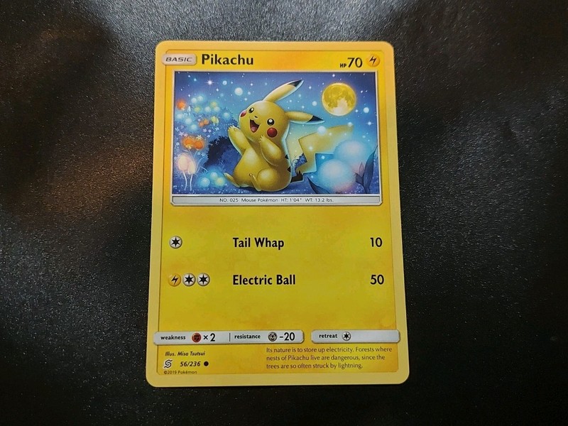 Pikachu 56/236 Common Unified Minds Pokemon Card LP