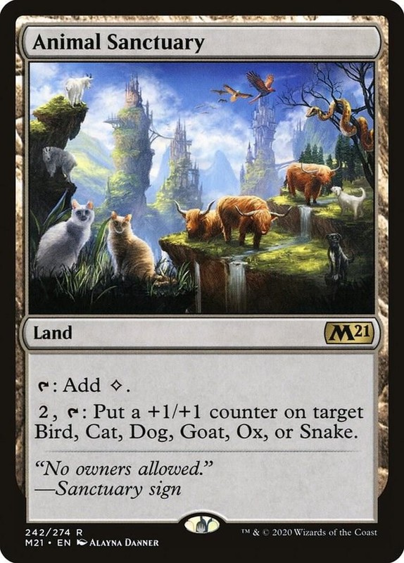Animal Sanctuary – Core Set 2021 (M21) NM Never Played