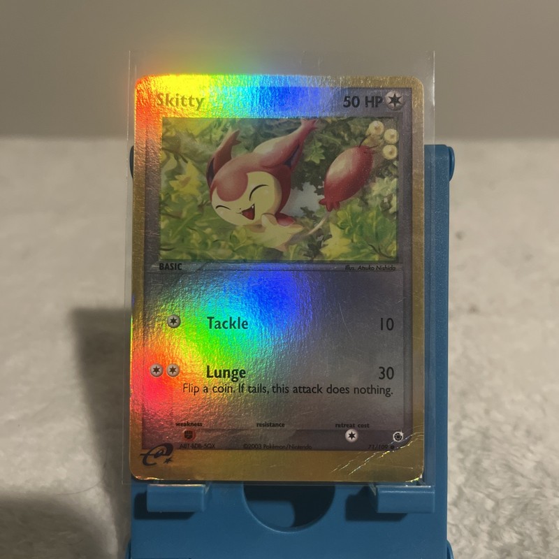 Pokémon Skitty Ruby & Sapphire 44/109 Reverse Holo Uncommon 2003 English HP
