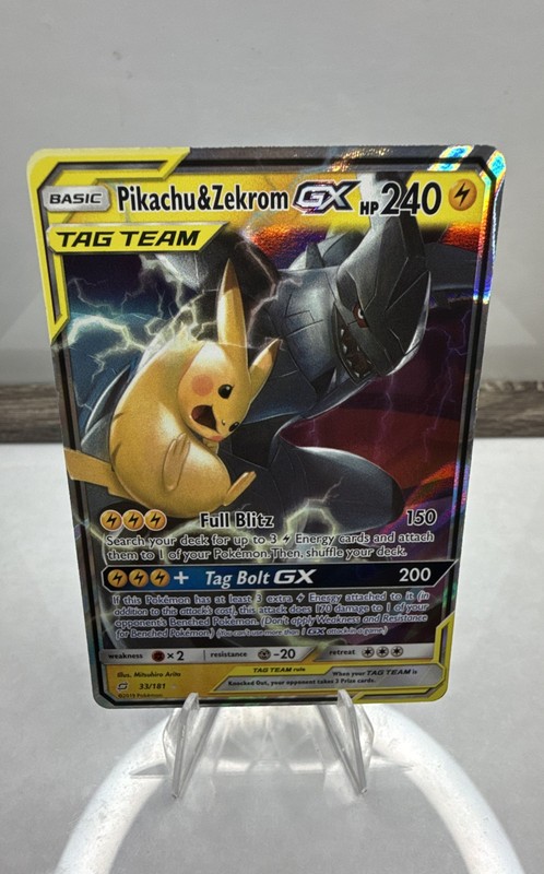 Pikachu & Zekrom GX 33/181 Sm-Team Up Holo