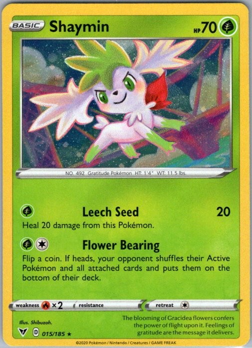 Shaymin Cosmos Holo 015/185 Holo Rare Miscellaneous Cards & Products NM