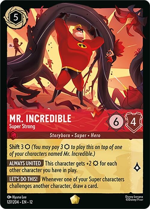 Mr. Incredible – Super Strong Legendary Wilds Unknown 127/204 NM
