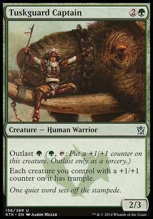 Magic the Gathering MTG Tuskguard Captain (156) Khans of Tarkir LP