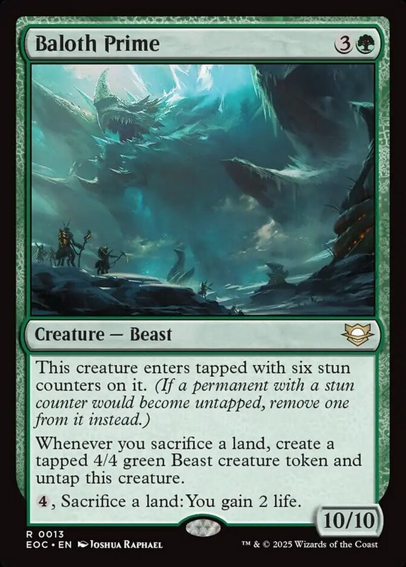 Baloth Prime 13 R Normal EOC MTG NM