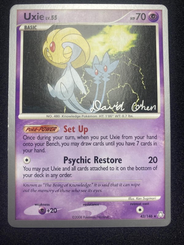 Uxie 43/146 R Pokemon World Championship Decks LP