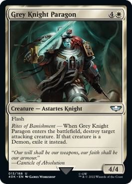 1x Grey Knight Paragon – Universes Beyond: Warhammer 40,000 Near Mint – MTG