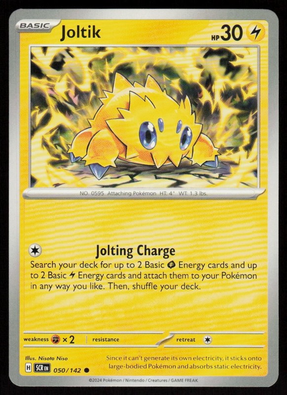 Joltik 50/142 Common Stellar Crown Pokemon Near Mint