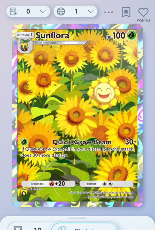 Pokemon TCG POCKET - Sunflora 1⭐, Crimson Blaze, English gallery