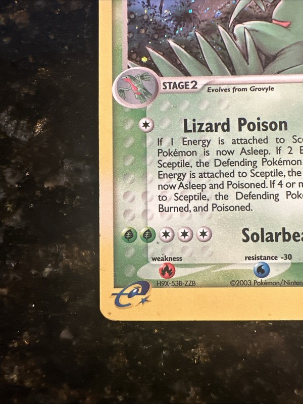 Sceptile 11/109 EX Ruby & Sapphire Holo Rare Pokemon NM gallery