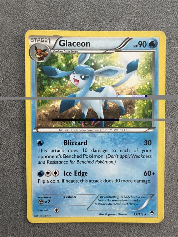 Glaceon 19/111 XY – Furious Fists Regular