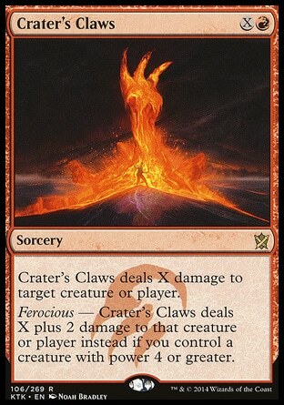 Magic the Gathering MTG Crater’s Claws (106) Khans of Tarkir LP