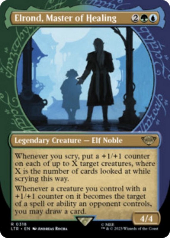 Elrond, Master of Healing (Showcase) – NM Lord of the Rings: MTG