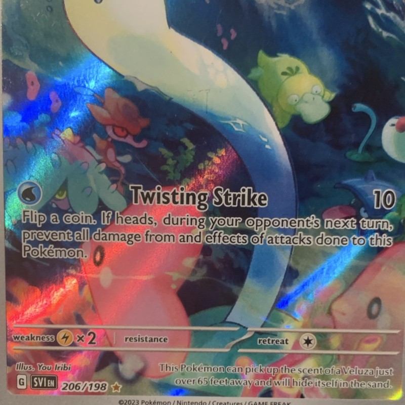 Pokémon Wiglett SV01 Scarlet & Violet Illustration Rare Holo 206/198 2023 Basic… gallery