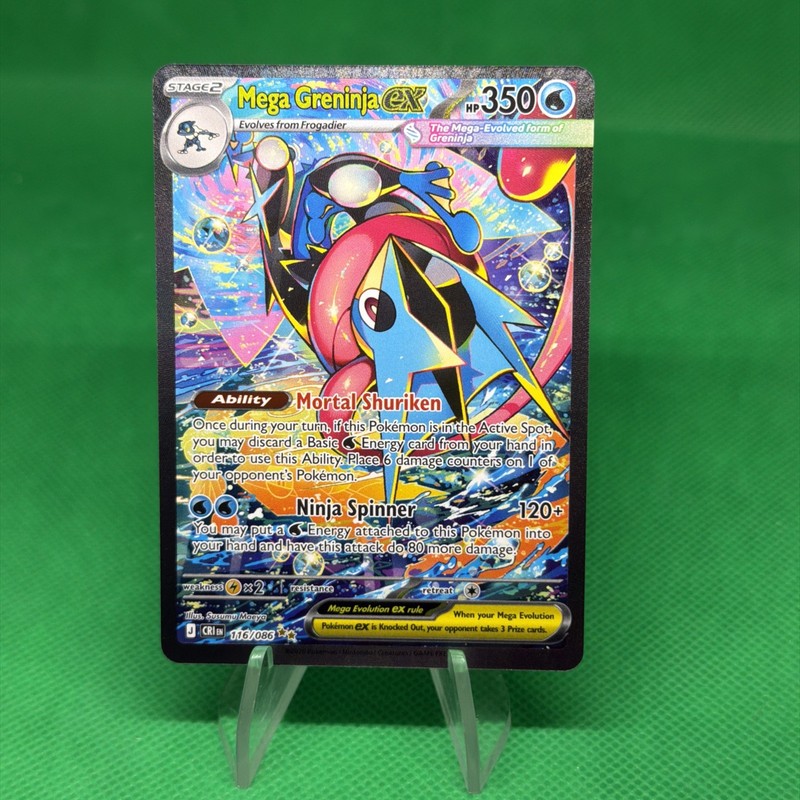 Mega Greninja EX 116/086 SIR – Chaos Rising – Special Illustration Rare Pokemon