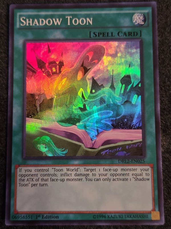 Shadow Toon Super Rare Dragons of Legend 2 DRL2-EN025 VLP 1st Ed