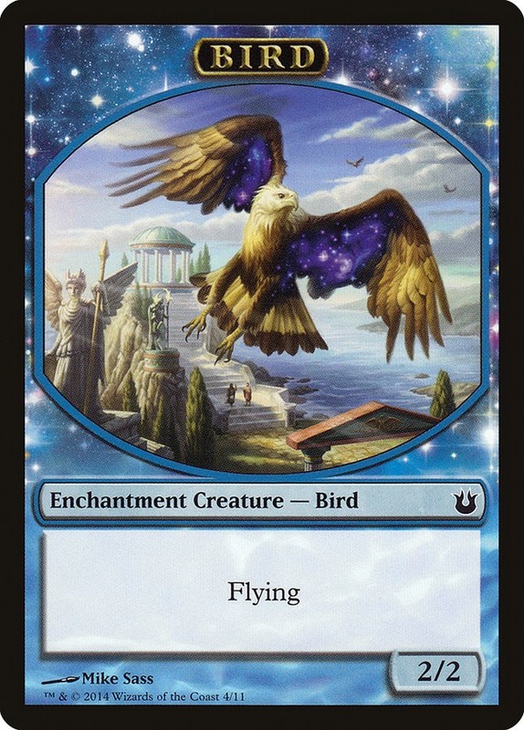 4x Bird Token Enchantment Creature – NM/LP – Theros Block – SPARROW MAGIC mtg