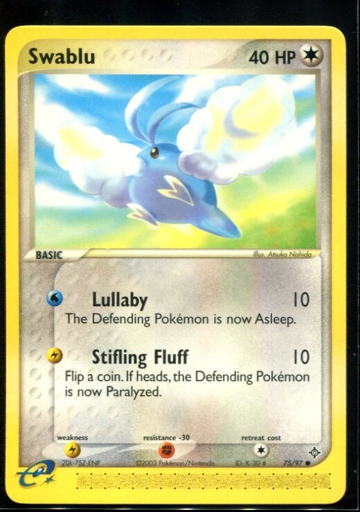 Swablu Common – ex Dragon 75/97 2003 NM Pokemon