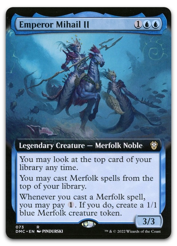 Emperor Mihail II (Extended Art) #73 (NM) Dominaria United DMC Magic MTG