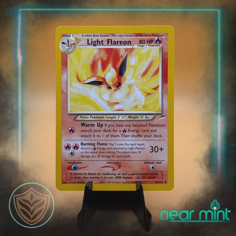 Light Flareon 46/105 Neo Destiny Regular Pokemon Card