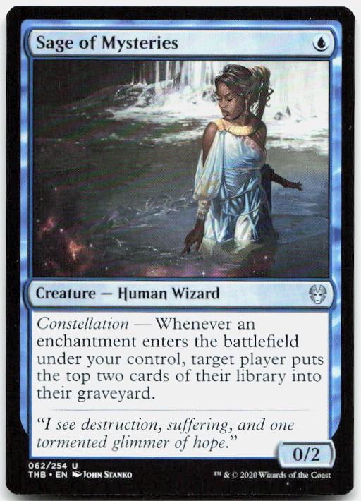 Sage of Mysteries NM U Theros Beyond Death 62