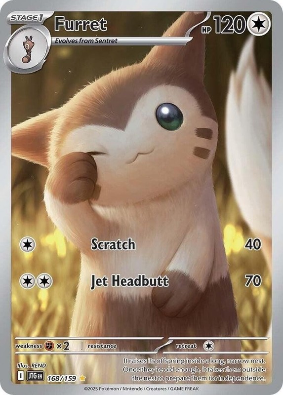 SV09: Journey Together Furret 168/159 Illustration Rare