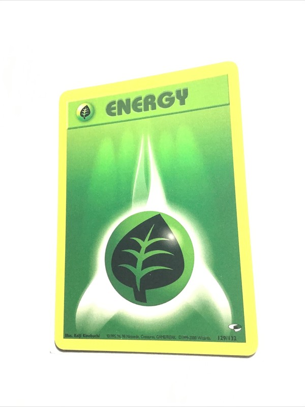 GRASS ENERGY – 129/132 – Gym Heroes – Pokemon Card – PL