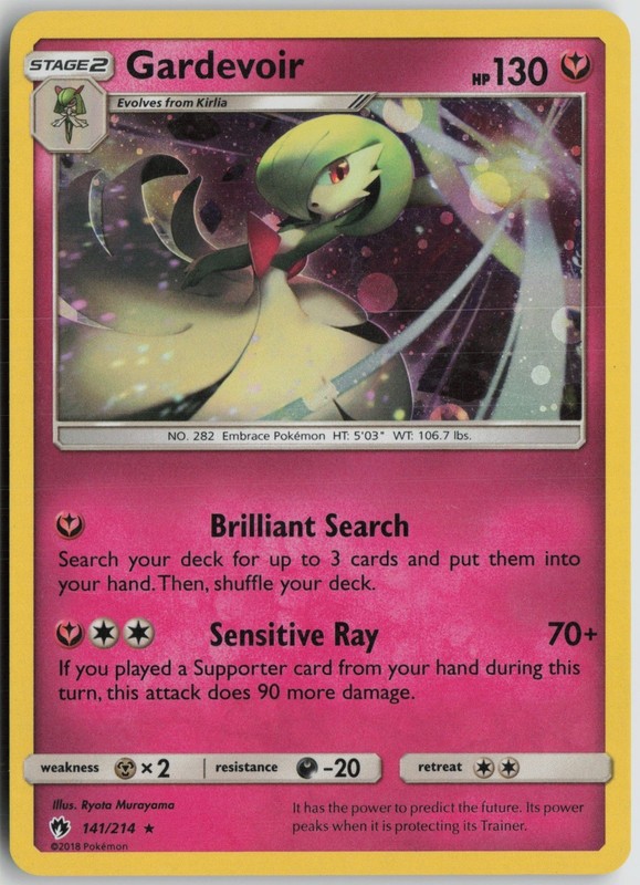 Gardevoir – (Cosmos Holo) Promo Holo Cards & Products 141/214 LP Ryota Murayama