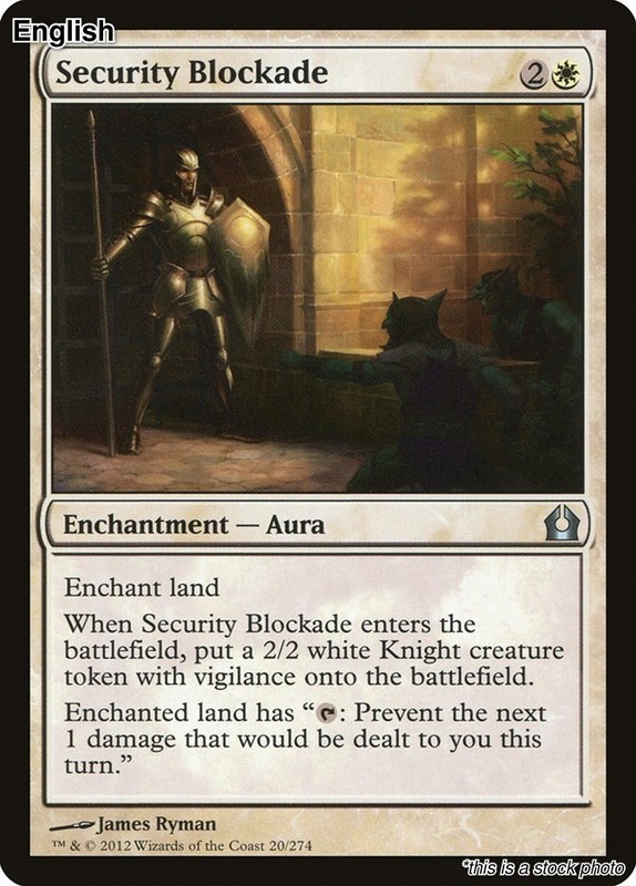 Security Blockade [RTR – 20]LP